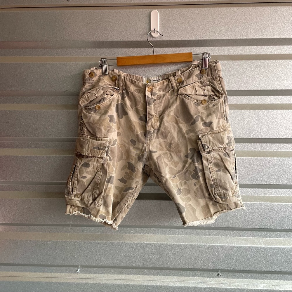 Gant by Michael Bastian Chopped Off Camo Cargo Shorts